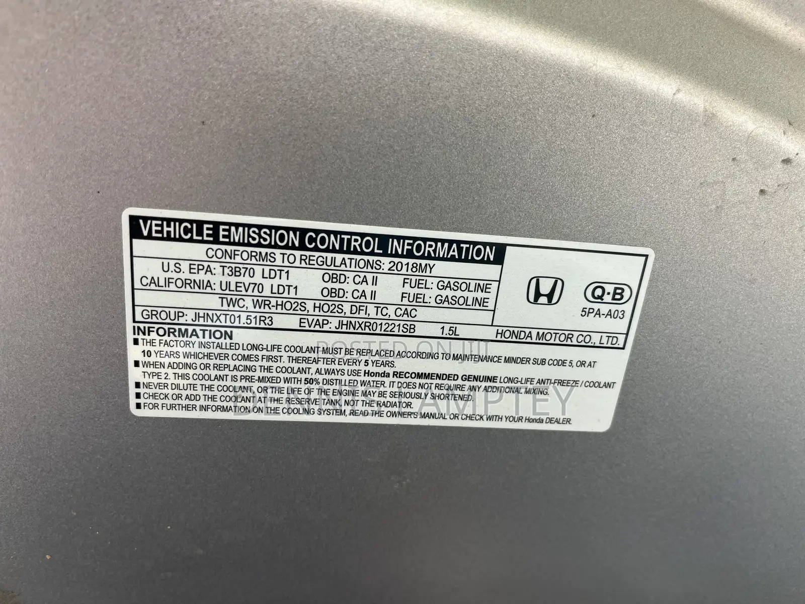 Honda CR-V EX-L AWD 2018 Black