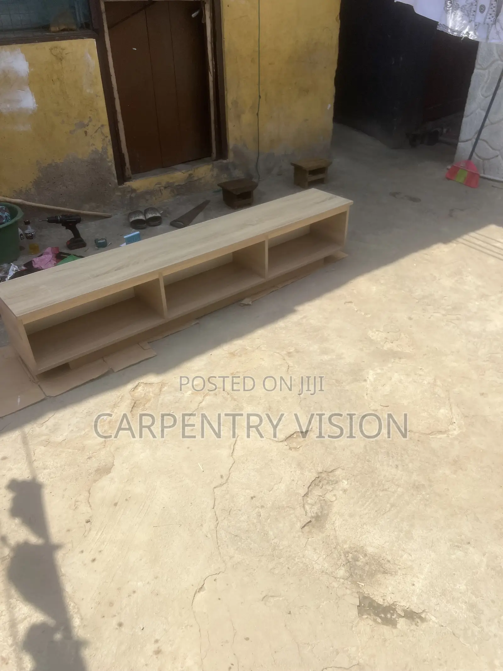Modern Wooden TV Stand – Stylish Living Room TV Console