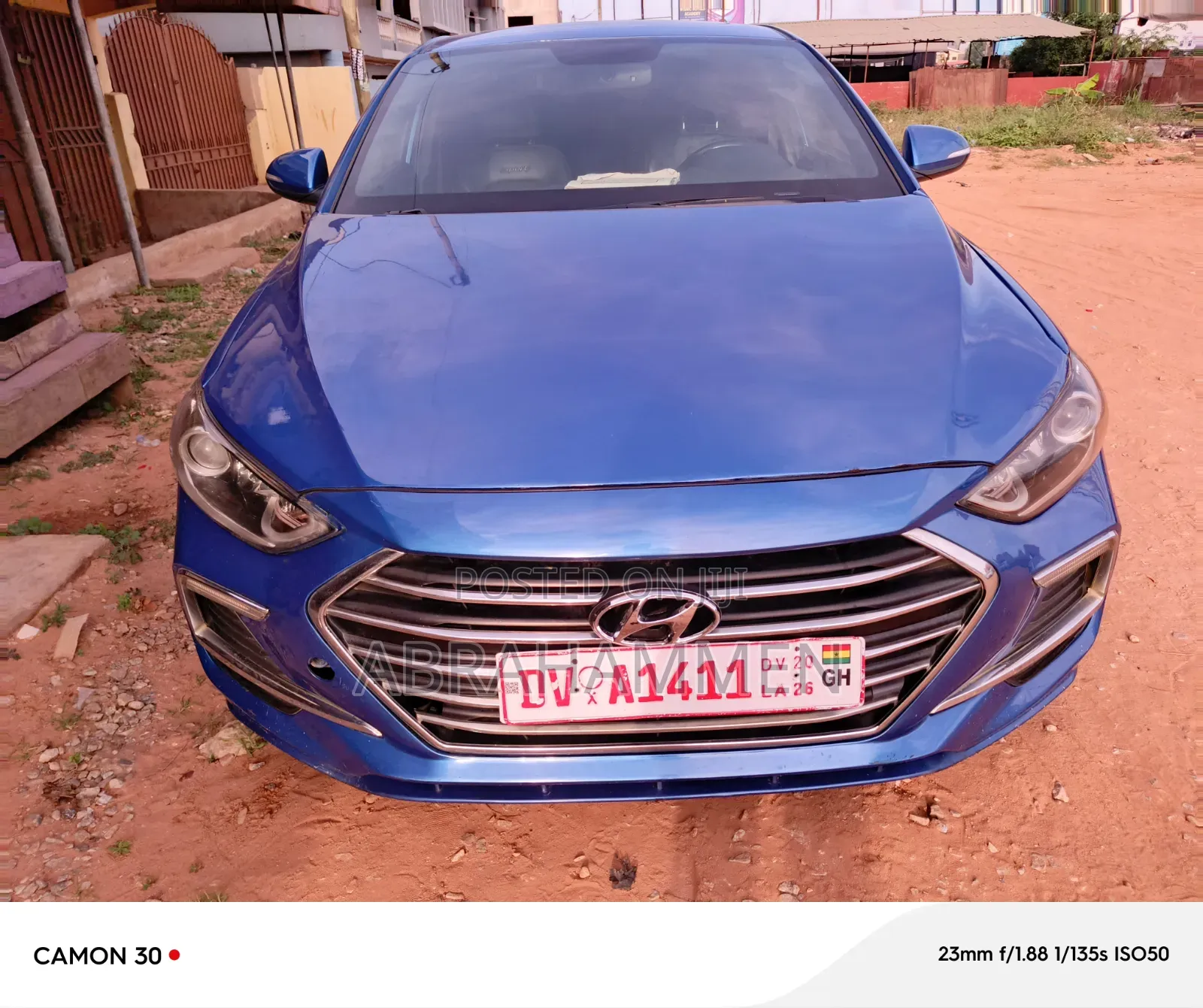 Hyundai Elantra Limited 2018 Blue