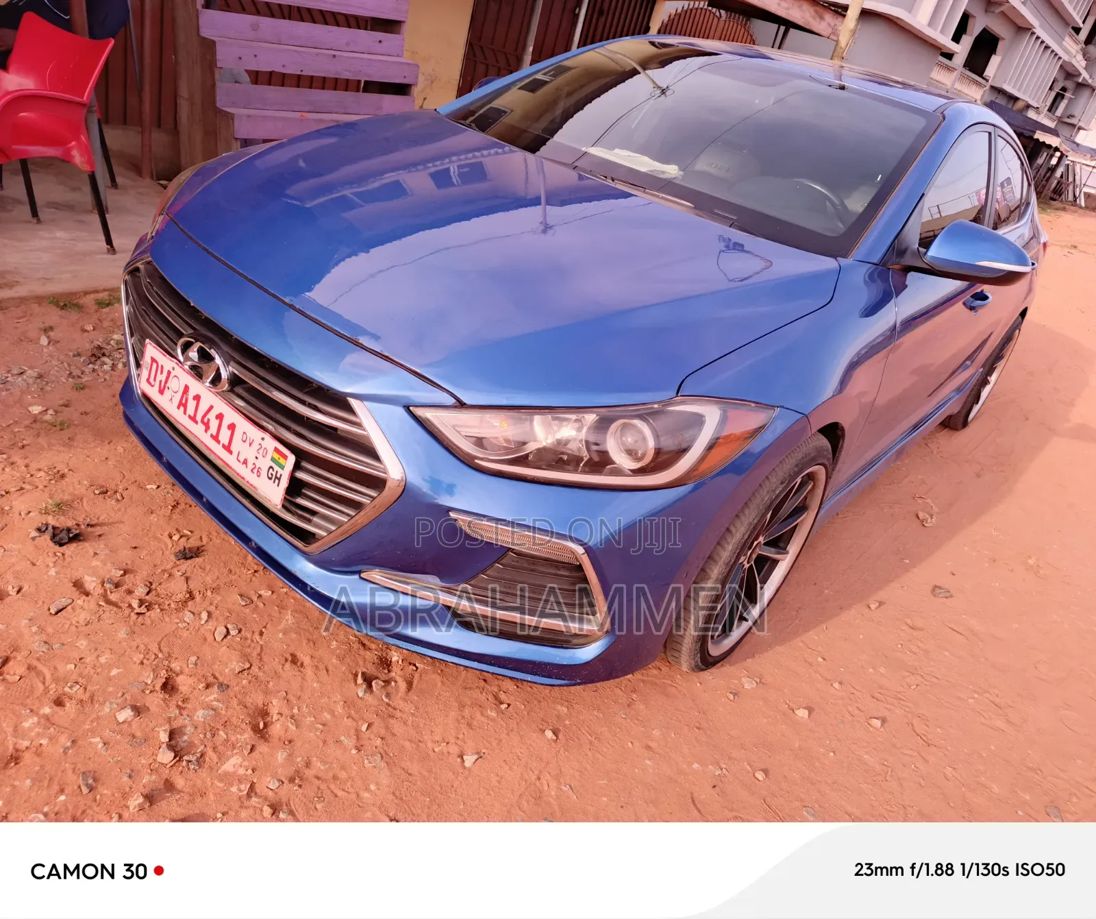 Hyundai Elantra Limited 2018 Blue