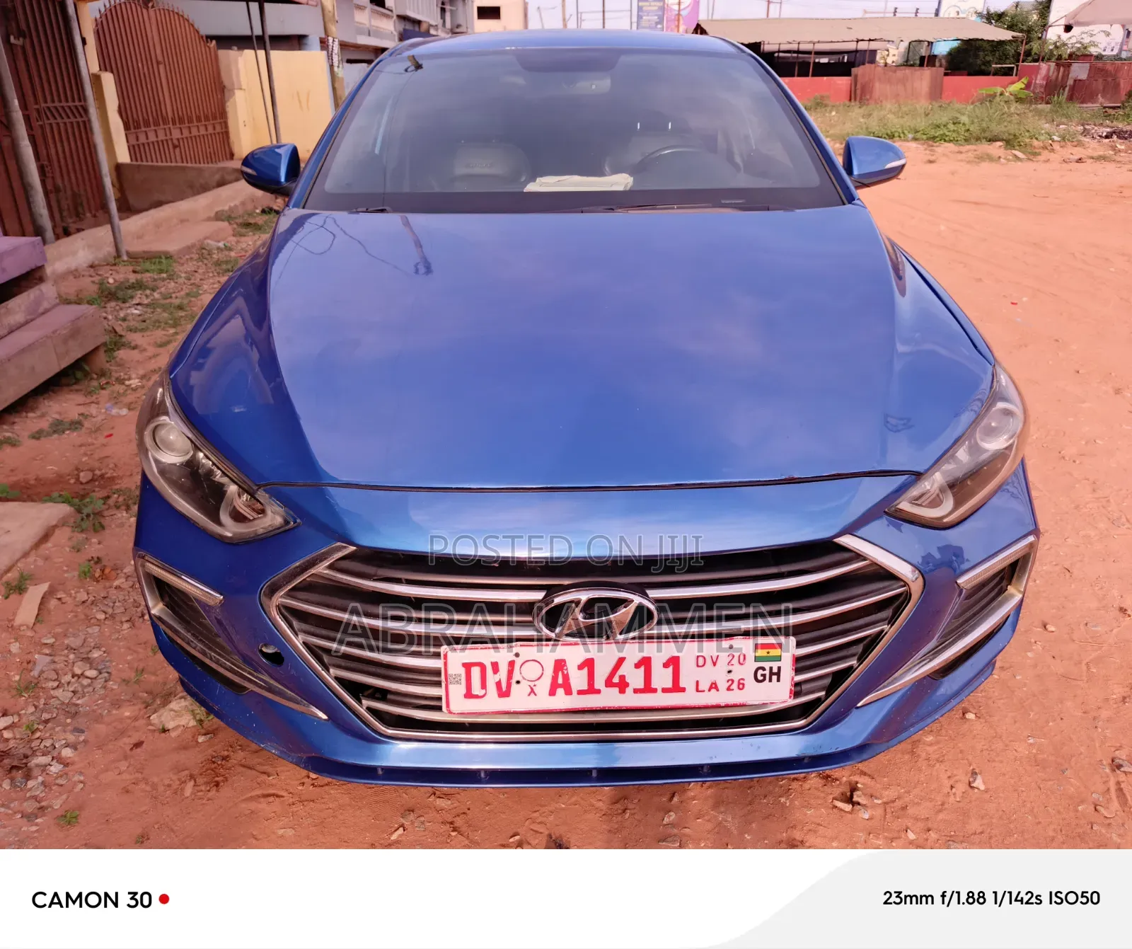 Hyundai Elantra Limited 2018 Blue