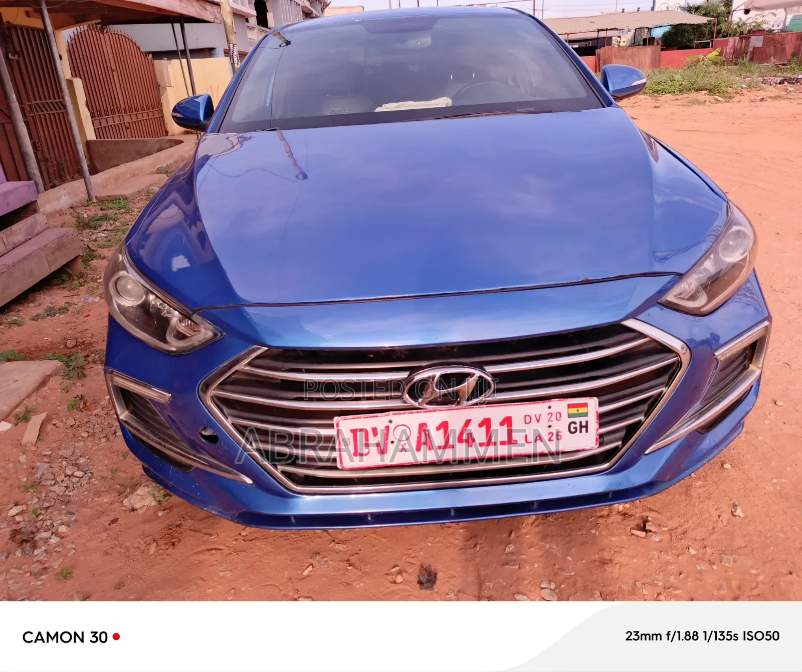Hyundai Elantra Limited 2018 Blue