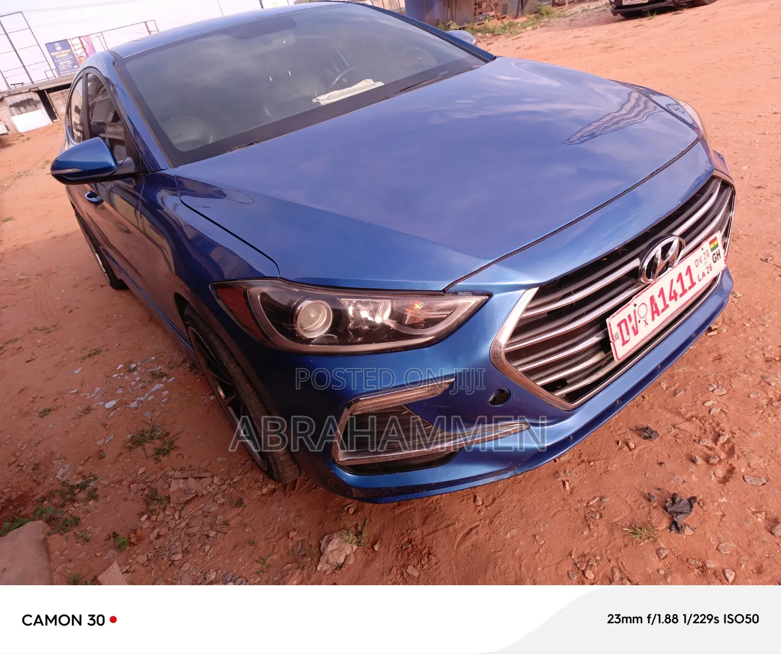 Hyundai Elantra Limited 2018 Blue