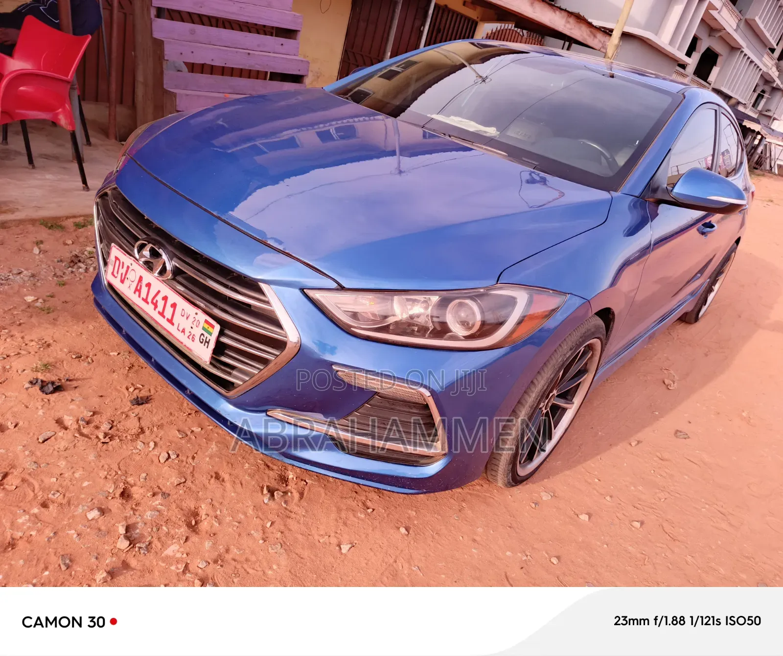Hyundai Elantra Limited 2018 Blue