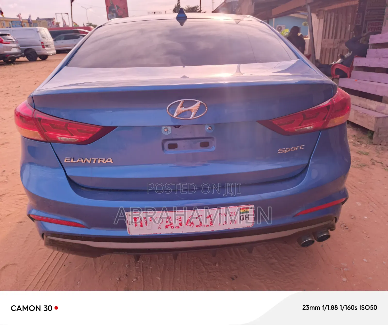 Hyundai Elantra Limited 2018 Blue