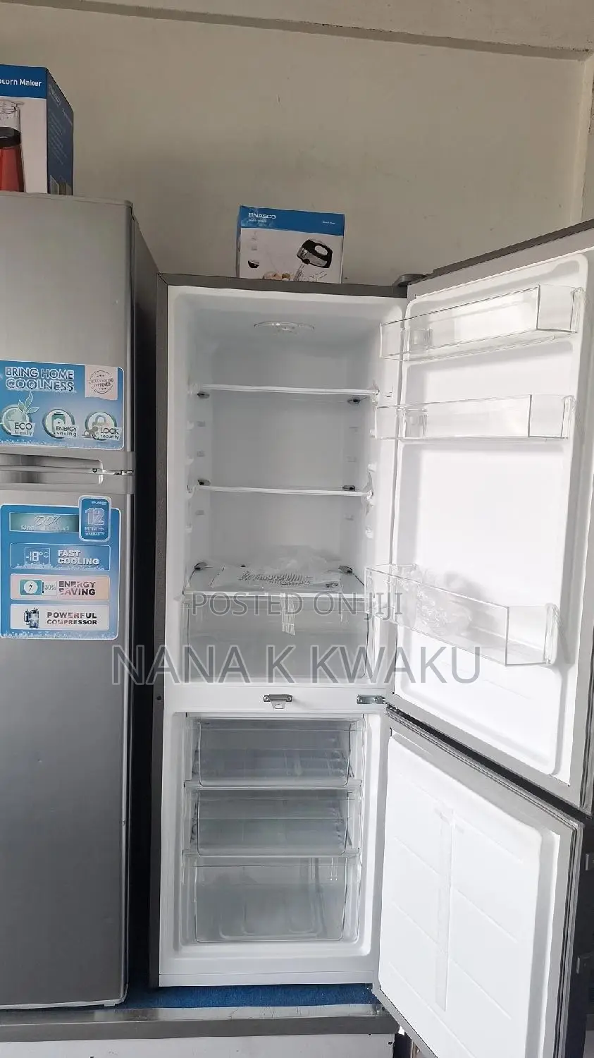 Nice_nasco Nasd2-27 Double Door Fridge With Bottom Freezer