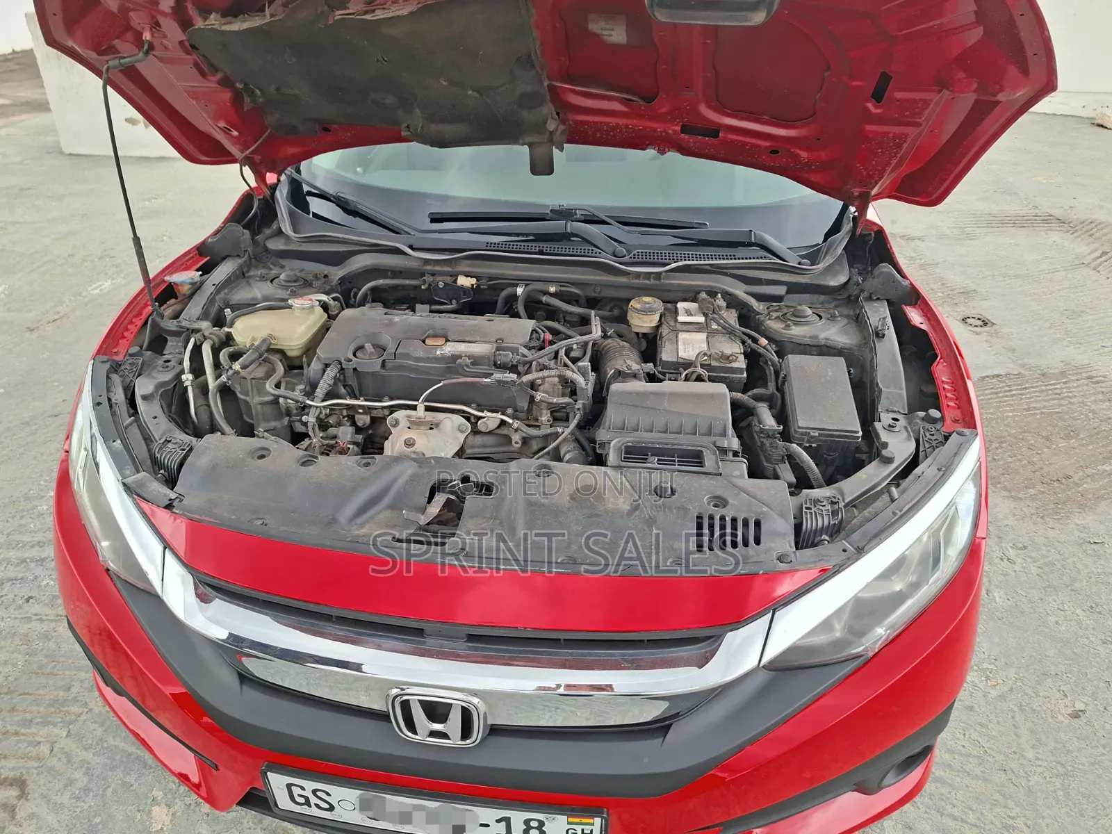 Honda Civic 2016 Red