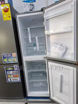 Nasco Nasd2-22kd Double Door Fridge With Bottom Freezer