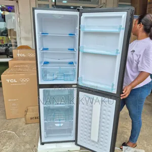 50/50_pearl Pf200b Double Door Fridge With Bottom Freezer