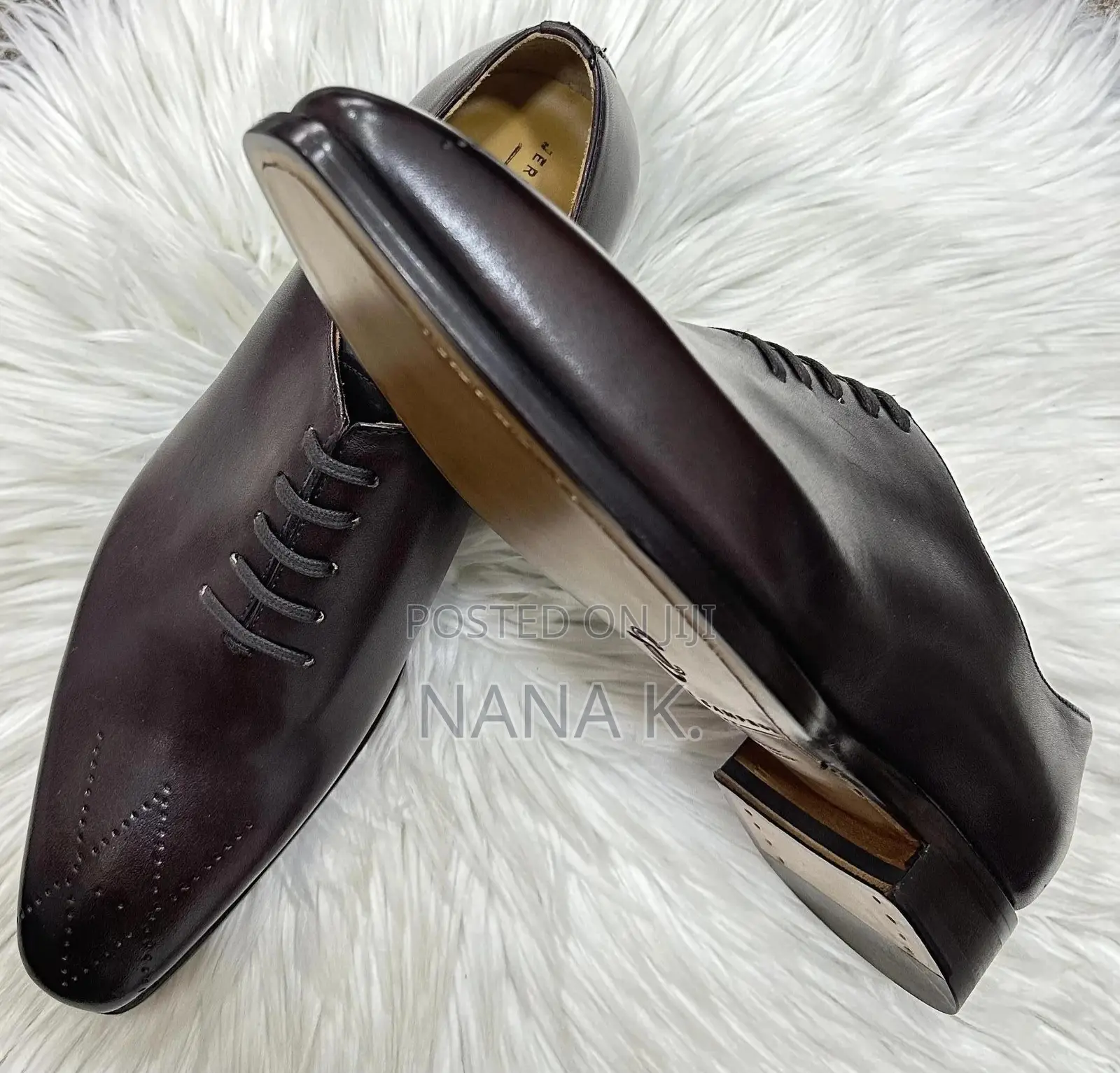 Bespoke Italian Men’s Cognac Leather Tassel Loafers (EU 42 - 43)