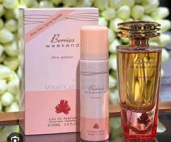 2 in 1 Sweet Scented Perfume 100ml Pink Edition