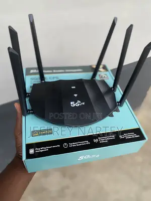 5G LTE CPE WiFi Router – 8 Antennas, 4 LAN Ports, High-Speed Internet