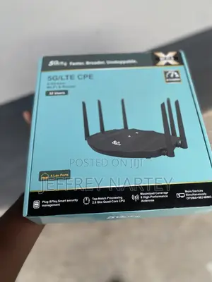 5G LTE CPE WiFi Router – 8 Antennas, 4 LAN Ports, High-Speed Internet