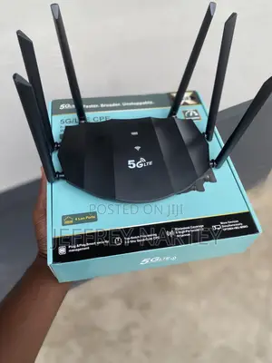 5G LTE CPE WiFi Router – 8 Antennas, 4 LAN Ports, High-Speed Internet