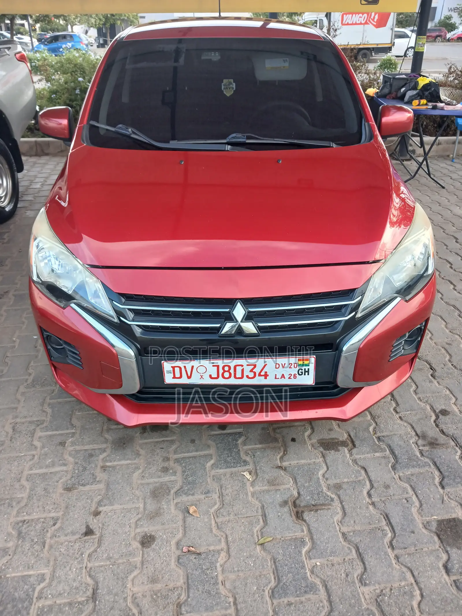 Mitsubishi Mirage 2021 Red