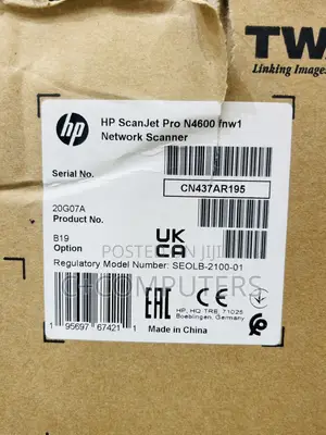 HP ScanJet Pro N4600 Fnw1 High-Speed Flatbed Scanner