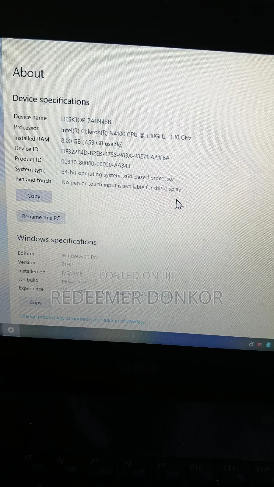 Laptop Stone 8GB Intel Celeron HDD 128GB