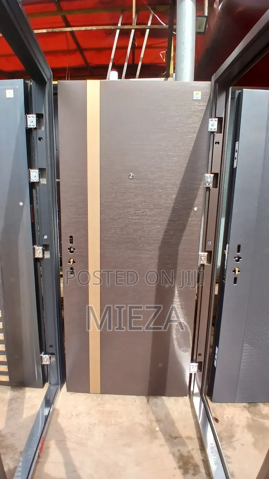 Heavy-Duty, Armored Anti-Theft Steel Security Door