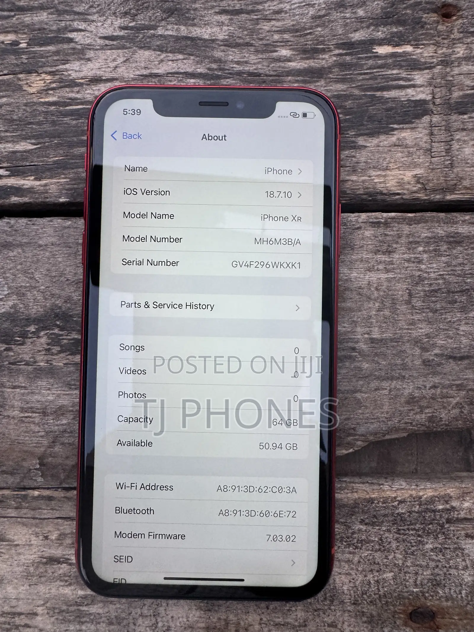 Apple iPhone XR 64 GB Red