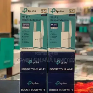 TP-Link Re505x Wifi-6 Range Extender
*Ax1500 Dual-Band Wi-Fi 6
 .