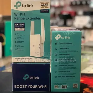 TP-Link Re505x Wifi-6 Range Extender
*Ax1500 Dual-Band Wi-Fi 6
 .