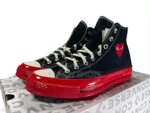 All Star Converse Black and Red