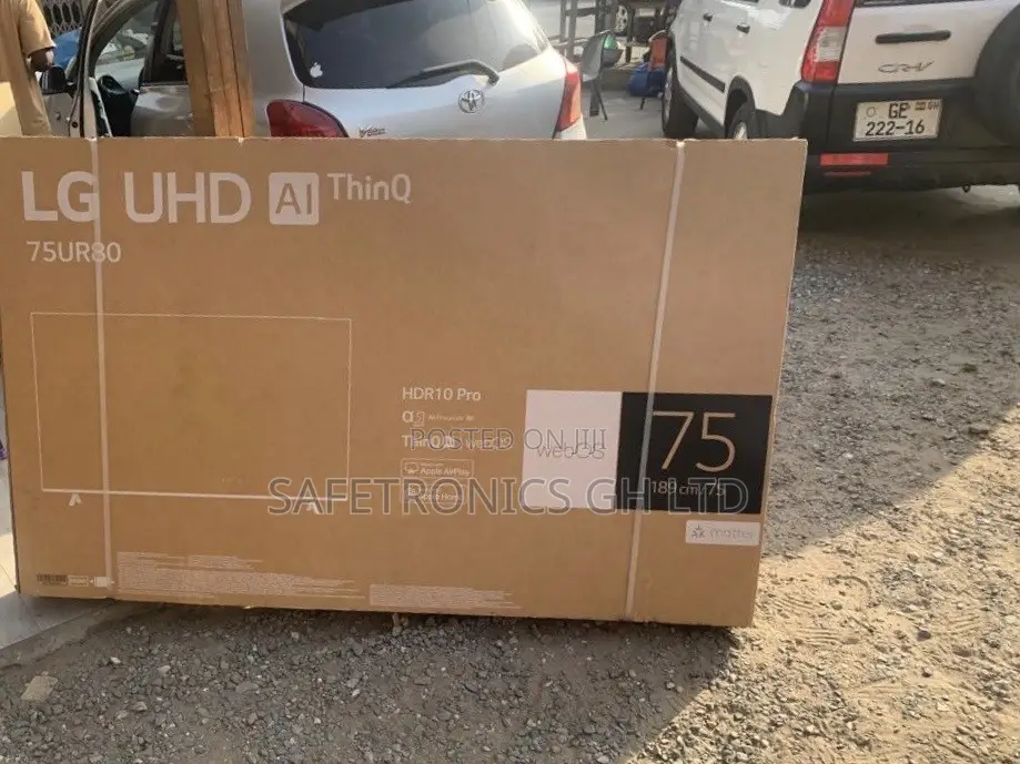 Just Approved 75 Inch Smart UR80 LED LG TV
