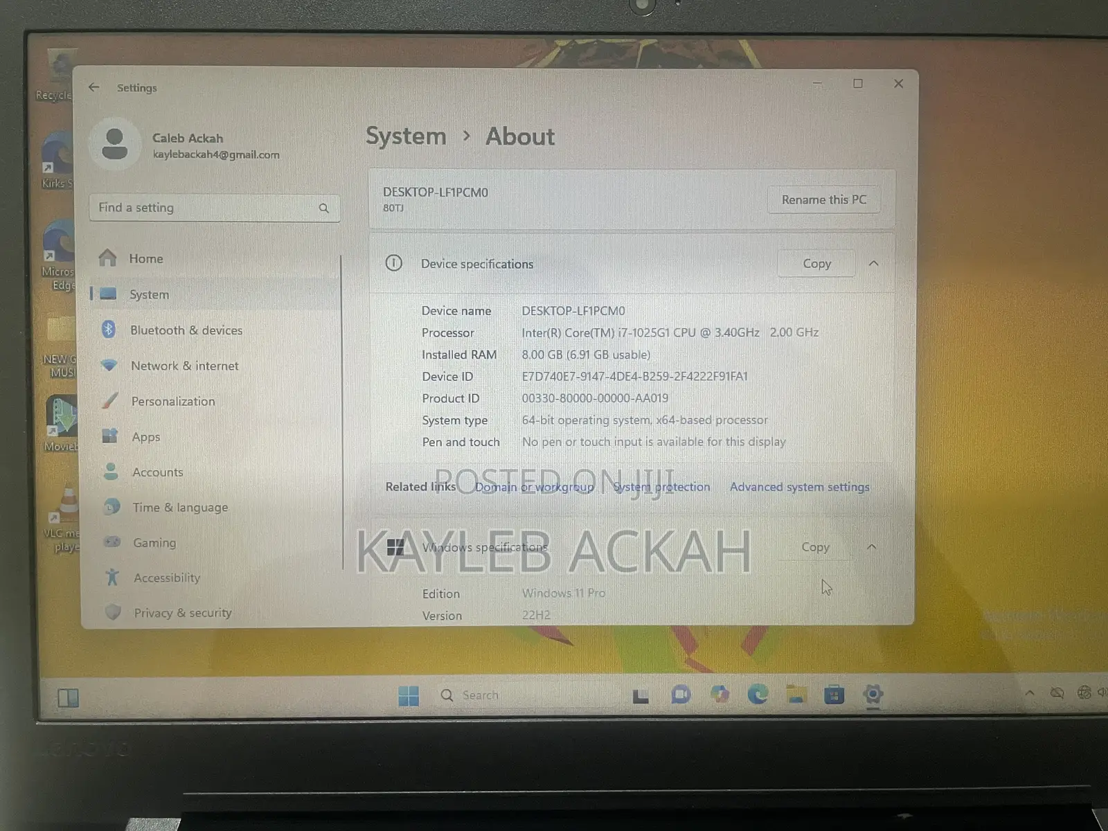 Laptop Lenovo IdeaPad 110 8GB Intel Core i5 HDD 500GB