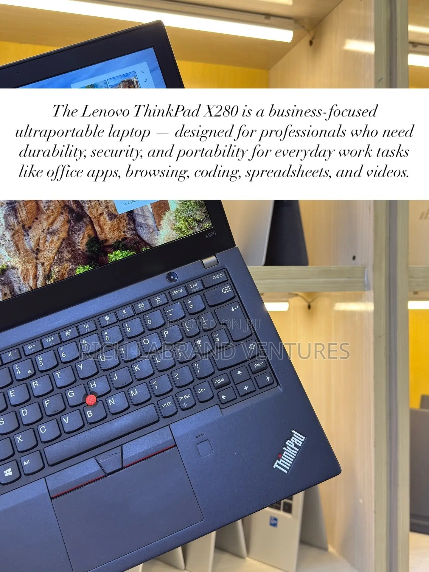 Laptop Lenovo ThinkPad X280 8GB Intel Core i5 SSD 256GB