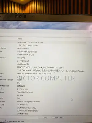 Laptop Lenovo ThinkPad T14s G4 16GB Intel Core i5 SSD 256GB