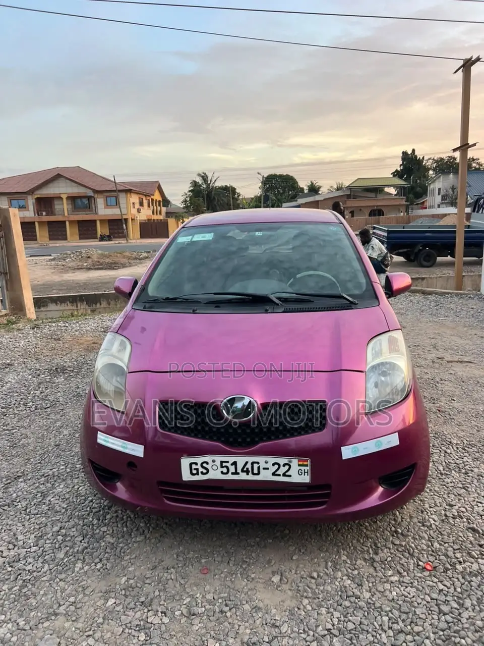 Toyota Vitz 1.0 FWD 3dr 2008 Pink