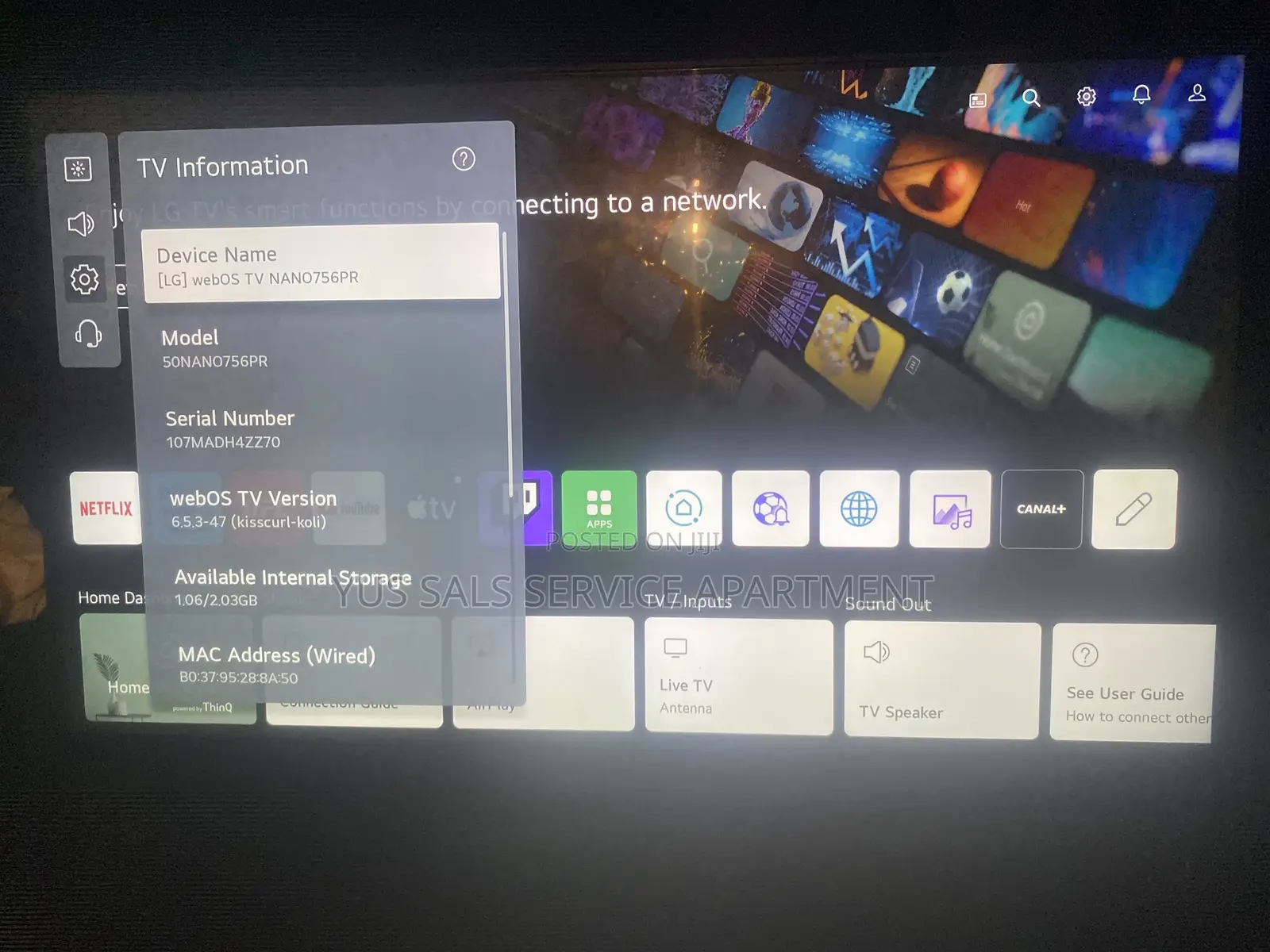 LG Nanocell 50 Inches