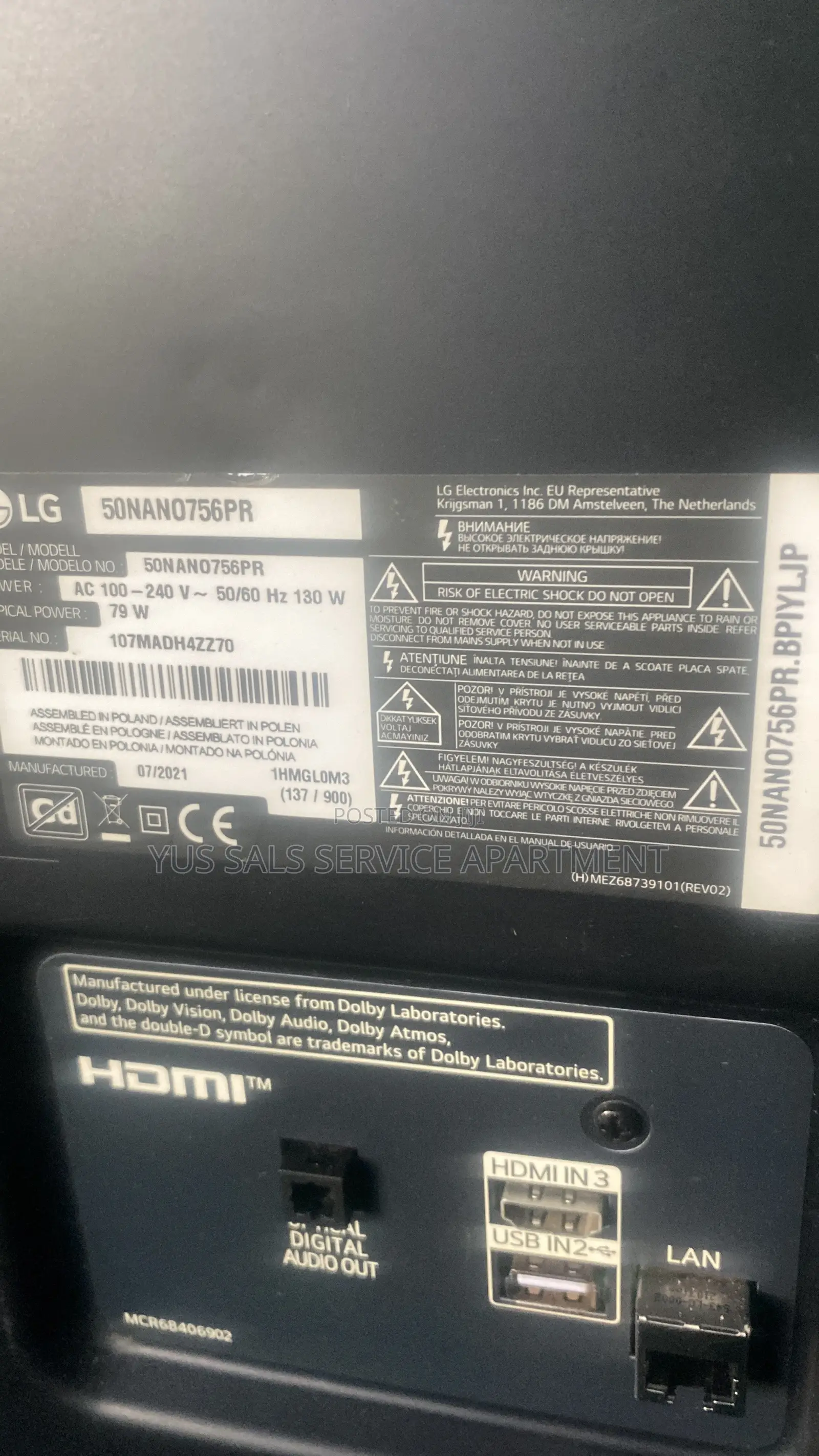 LG Nanocell 50 Inches