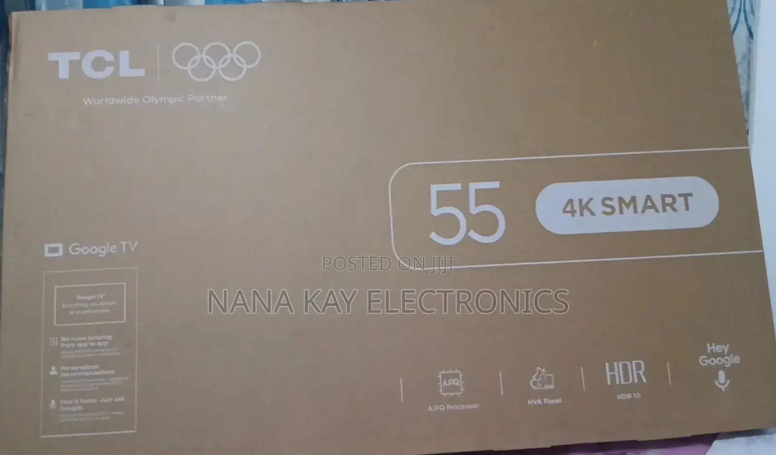 TCL 55P6L 55" 4K Google TV - One Month Used, Neat Condition