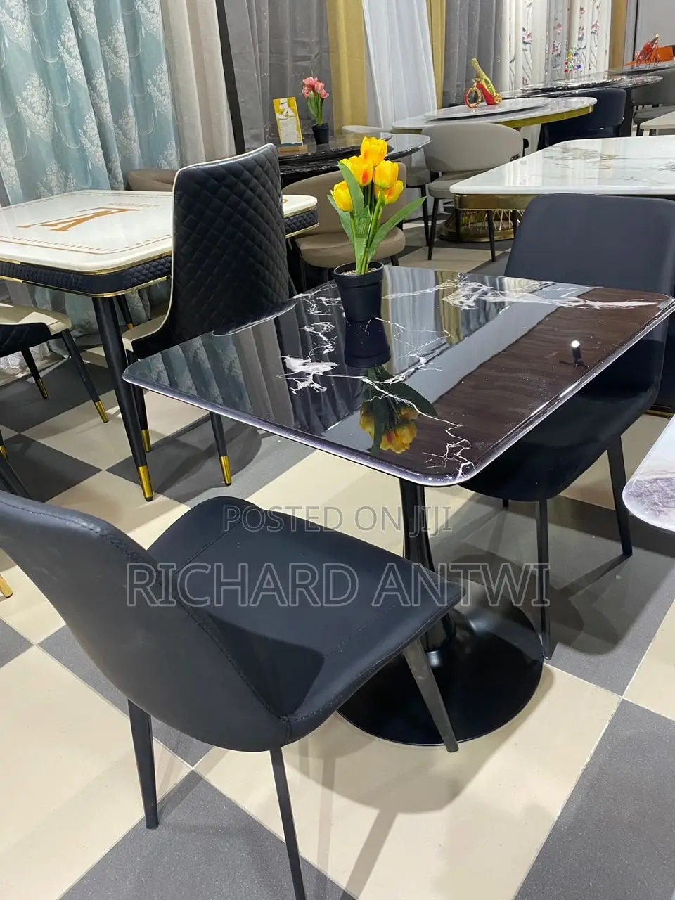 2 in 1 Mable Dinning Set