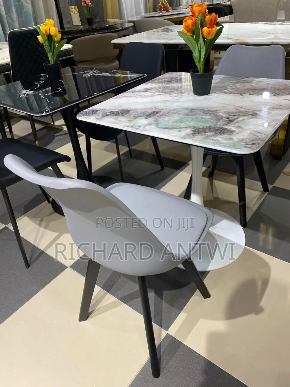 2 in 1 Mable Dinning Set