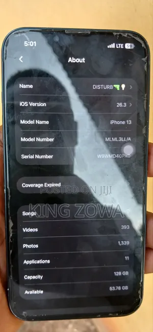 Apple iPhone 13 128 GB Black