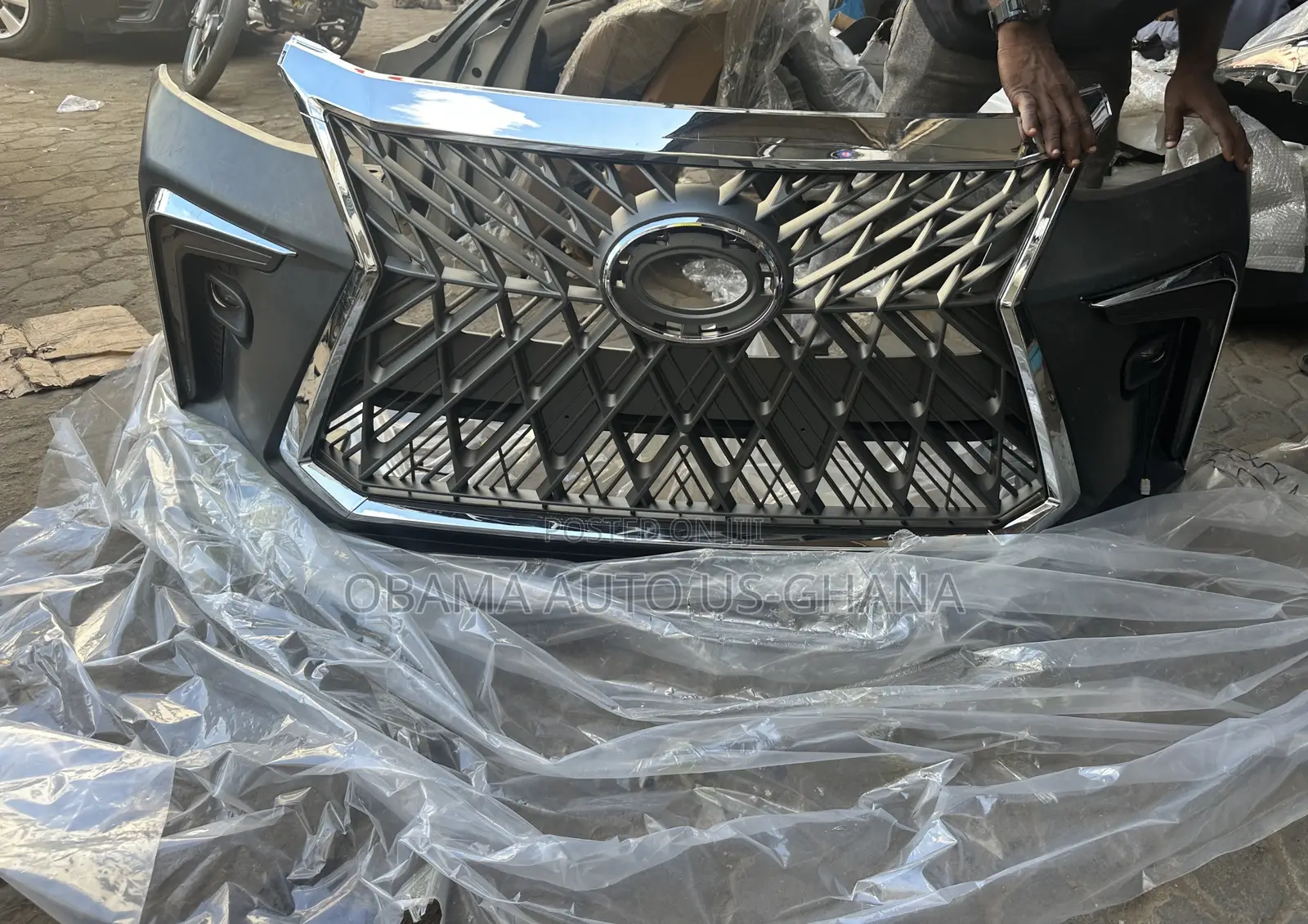 Toyota Fortuner Front Bumper Lexus Type Speck 2016 2017 2018 2019 2020