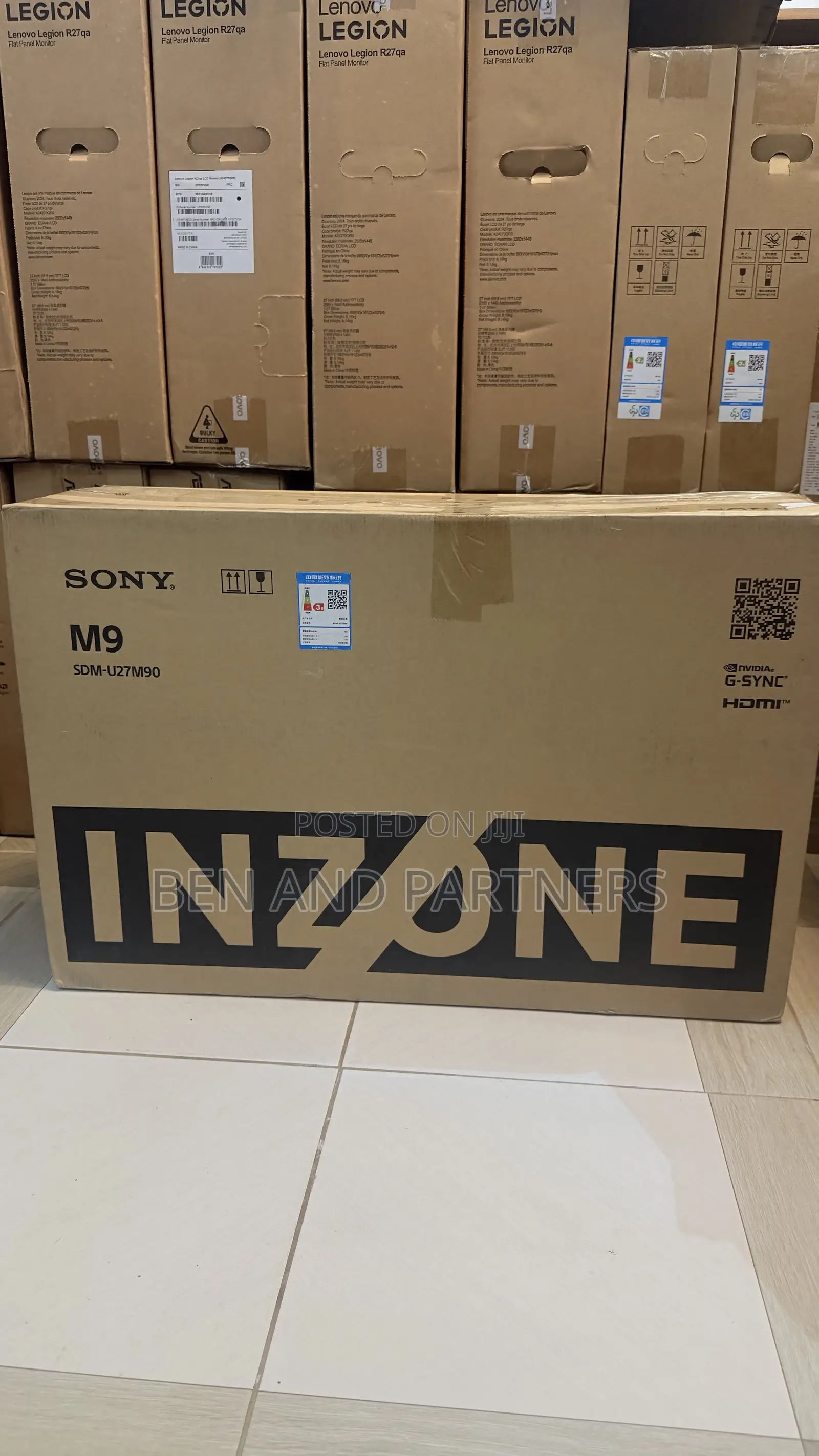 Sony Inzone M9 27”, 4k Uhd, 144hz, Hdr, G-Sync Gaming Monitor