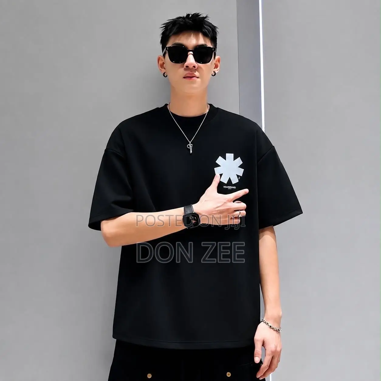PRDGY Unusually Good Friends Oversized T-Shirt