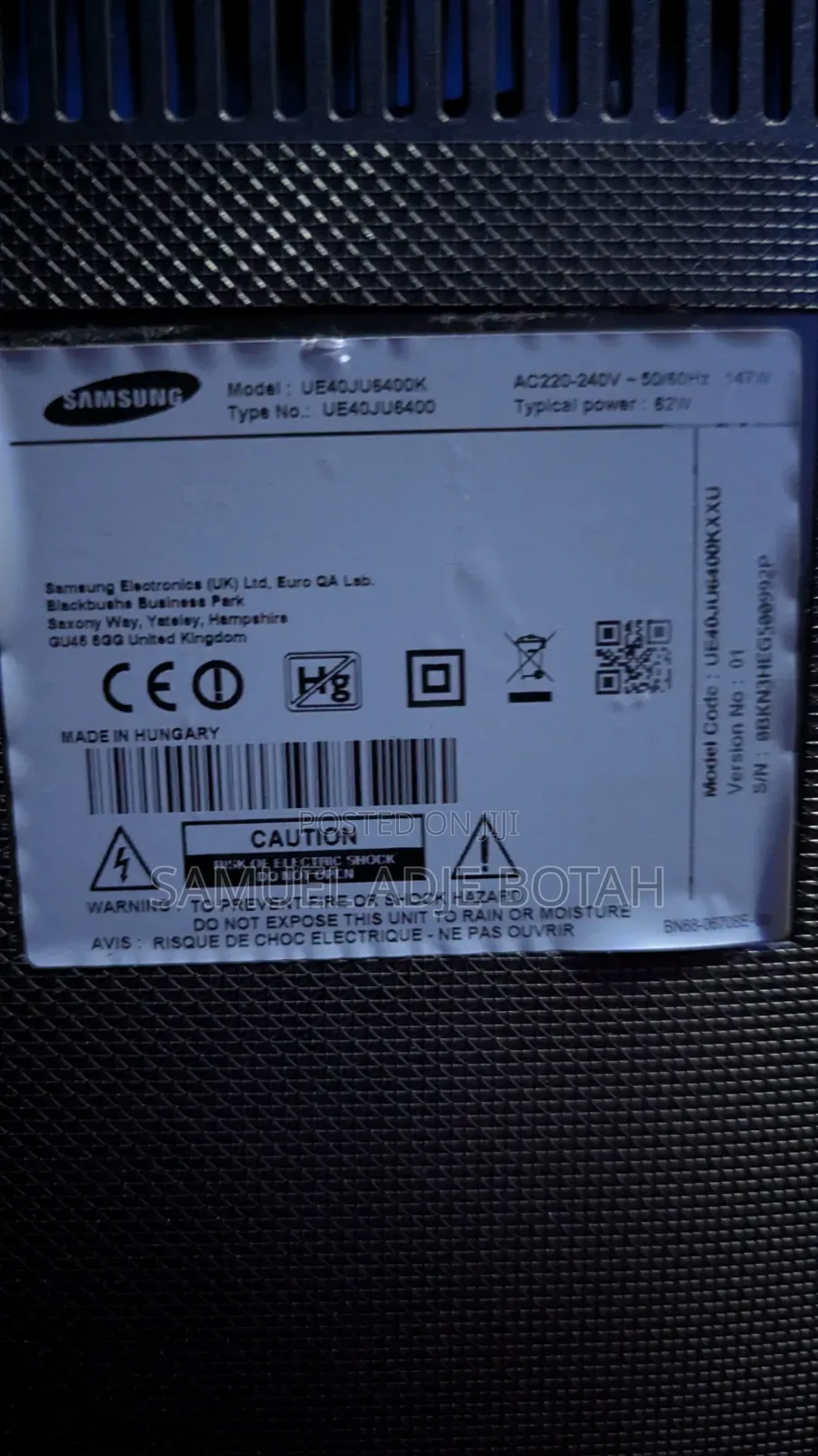 Samsung Crystal Uhd TV DM