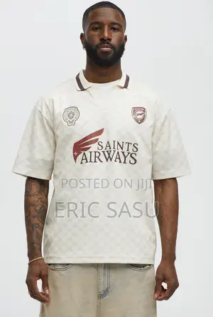 Saints Johnny Collar Soccer Jersey – Ivory