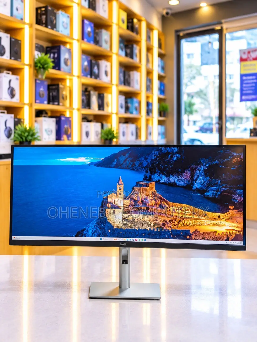 Dell 34Inch Ultrawide WQHD 3440x1440 60Hz, Curved Professional Monitor