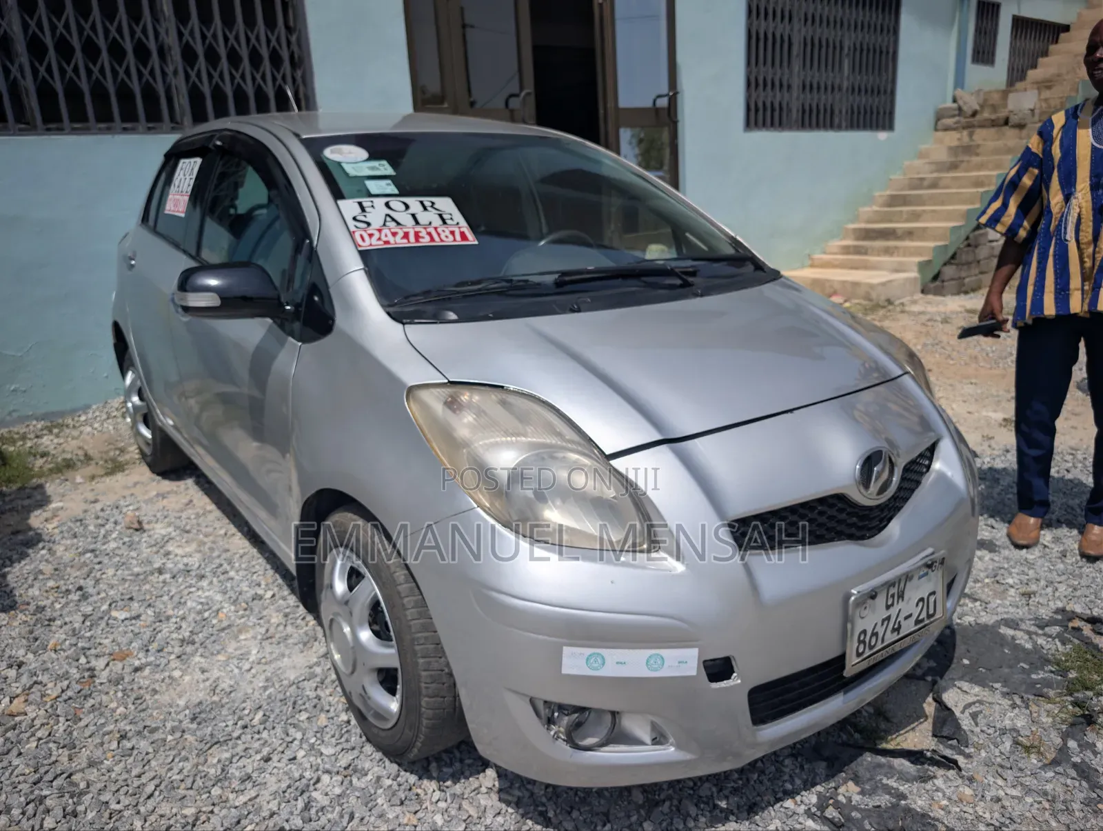 Toyota Vitz 1.5 FWD 3dr 2010 Silver