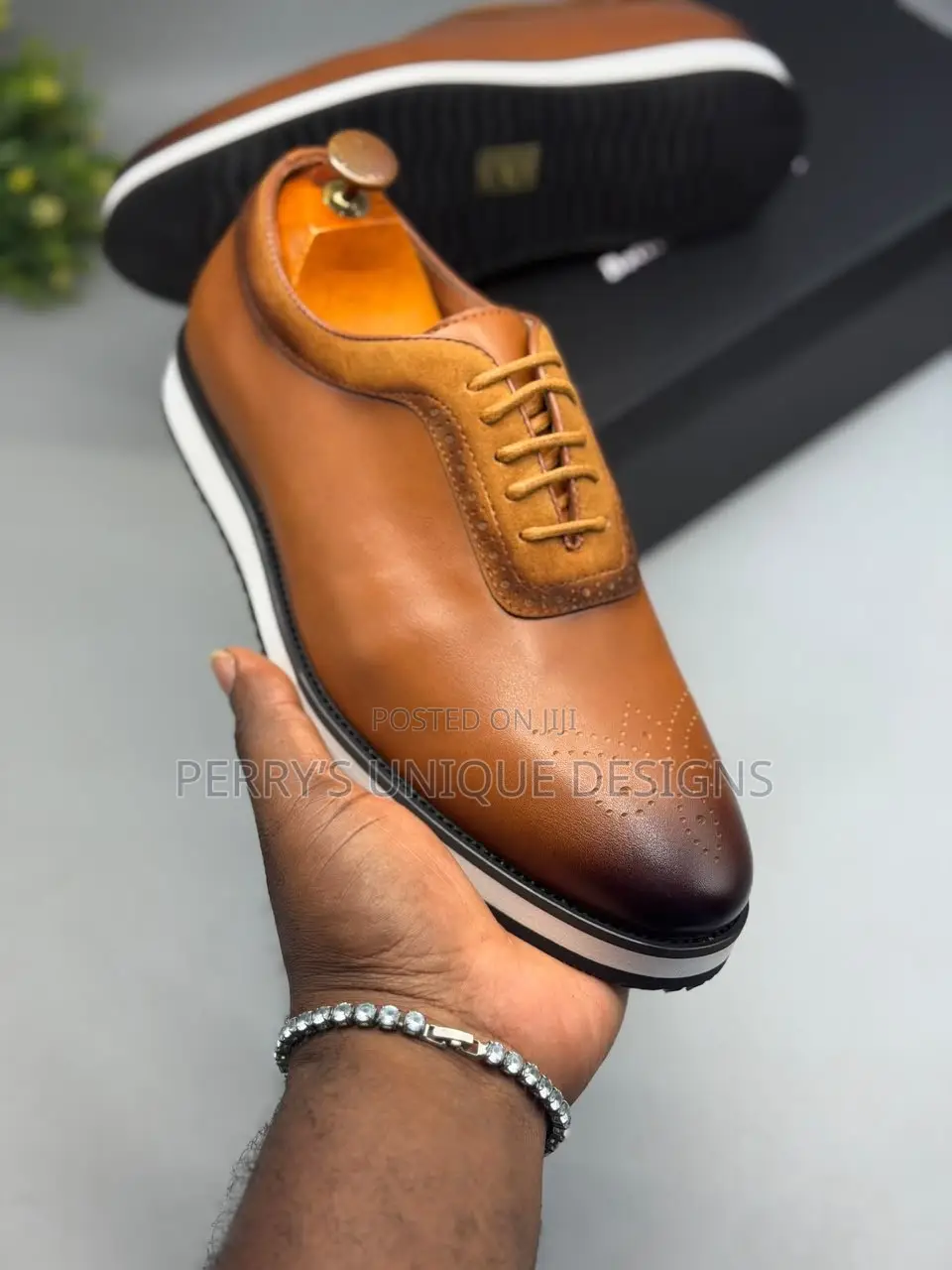 Luxury Berluti-Style Men's Dress Sneaker.