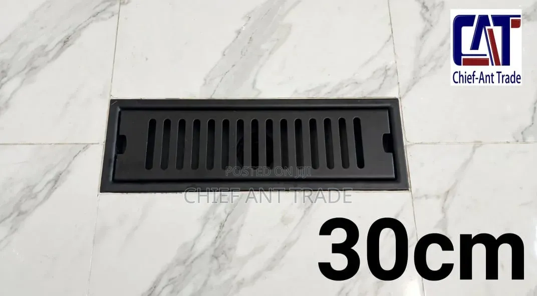 30cm Drain Black T620k-3