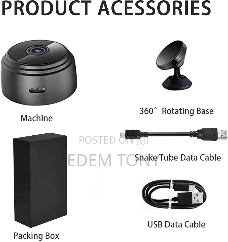 A9 Mini WiFi HD Security Spy Camera