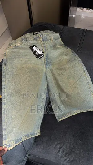 Longline Tinted Denim Jorts