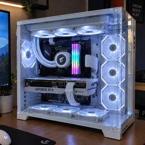 White Sleeved PSU Extension Cable Set for Gaming PC