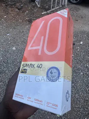 New Tecno Spark 40 Pro 256 GB Black
